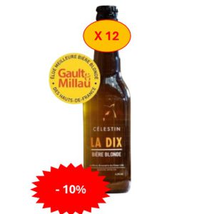 CELESTIN LA DIX (12x33cl) 6,5° VP