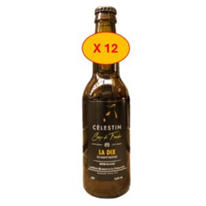 CELESTIN Coup de foudre Champagne LA DIX (12x33cl) 6,5° VP