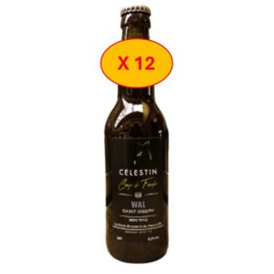 CELESTIN Coup de foudre St Joseph La WAL (12x33cl) 8,5° VP
