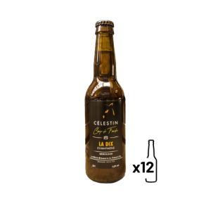CELESTIN Coup de foudre Champagne LA DIX (12x33cl) 6,5° VP