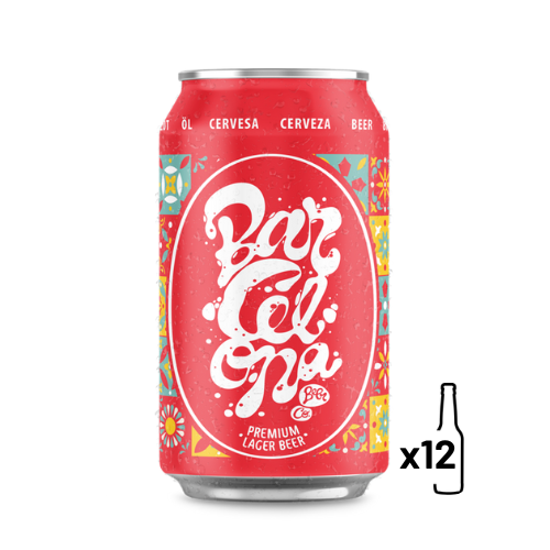 Barcelona Lager 12x33cl - 4°